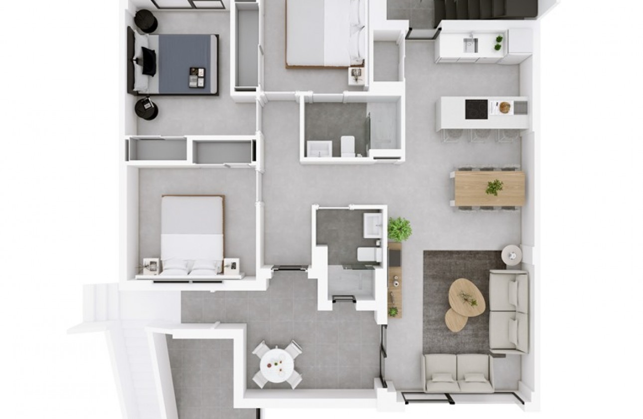 Reventa - Apartamento - Santiago De La Ribera - San Blas