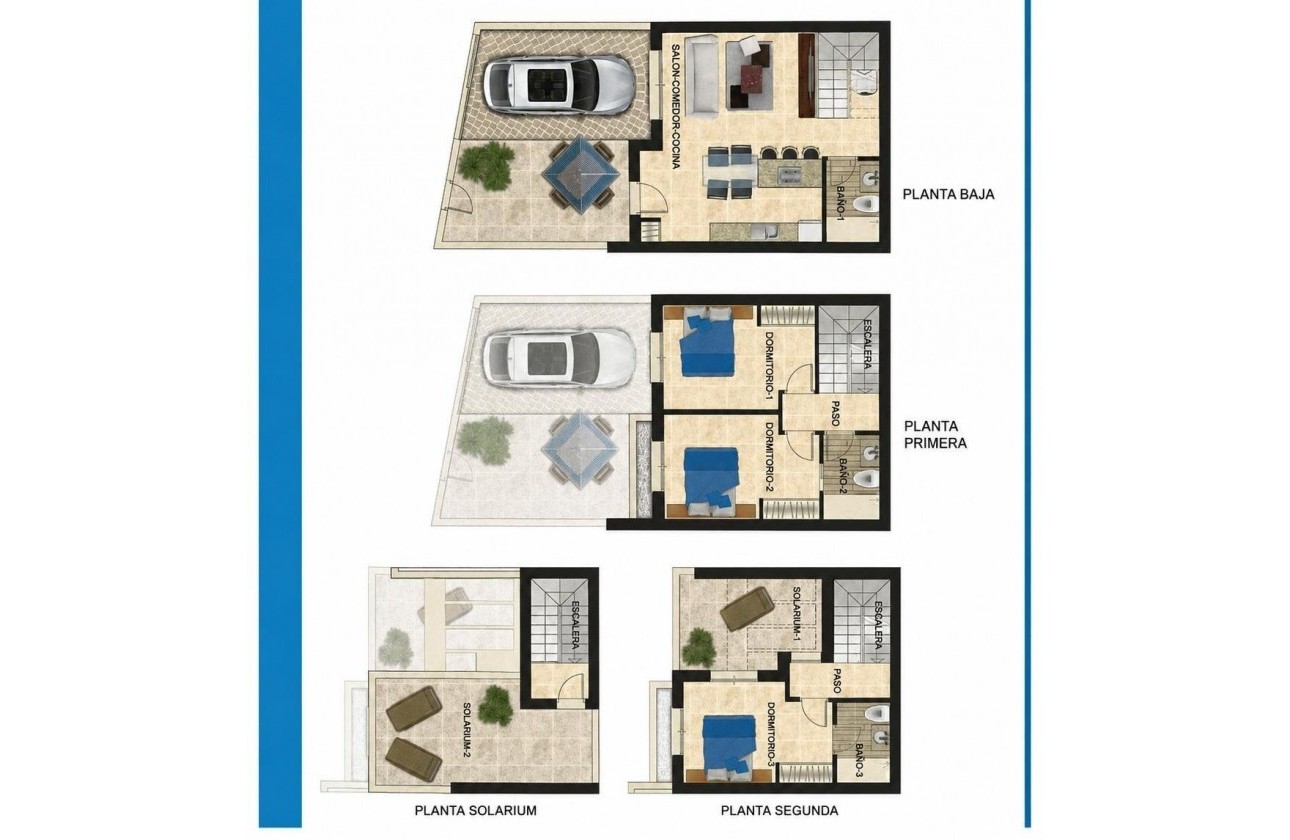 Återförsäljning - Terraced house - Orihuela Costa - Las Filipinas