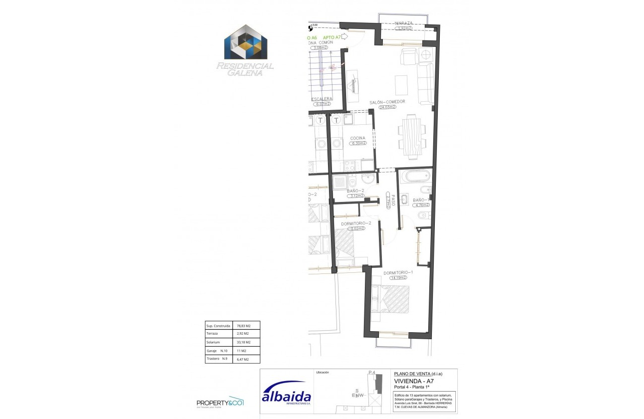 Resale - Apartment - herrerías