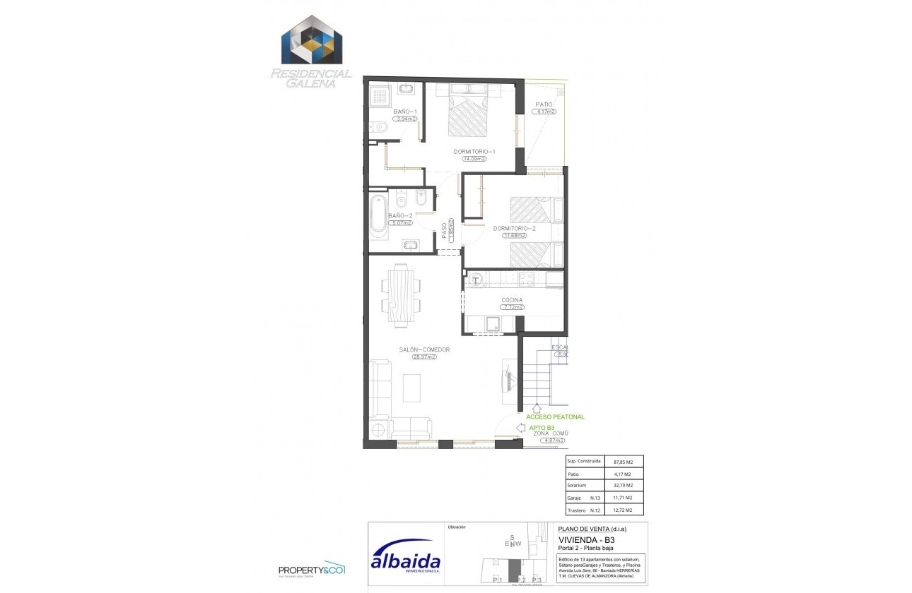 Resale - Apartment - herrerías