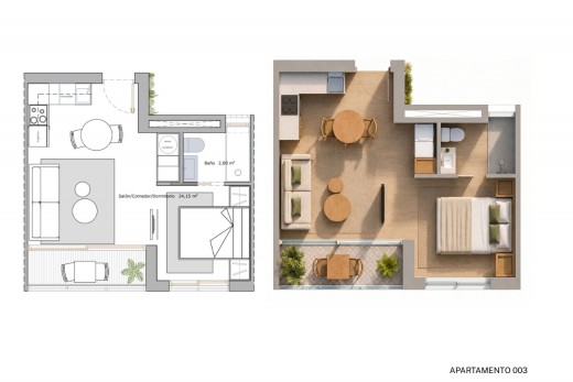 Reventa - Apartamento - lo pagán